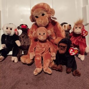Lot Of 7- 1 Beanie BUDDY And 6 Beanie Babies